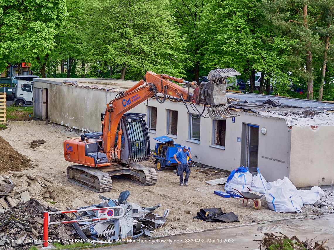 10.05.2022 - Baustelle am Haus für Kinder in Neuperlach